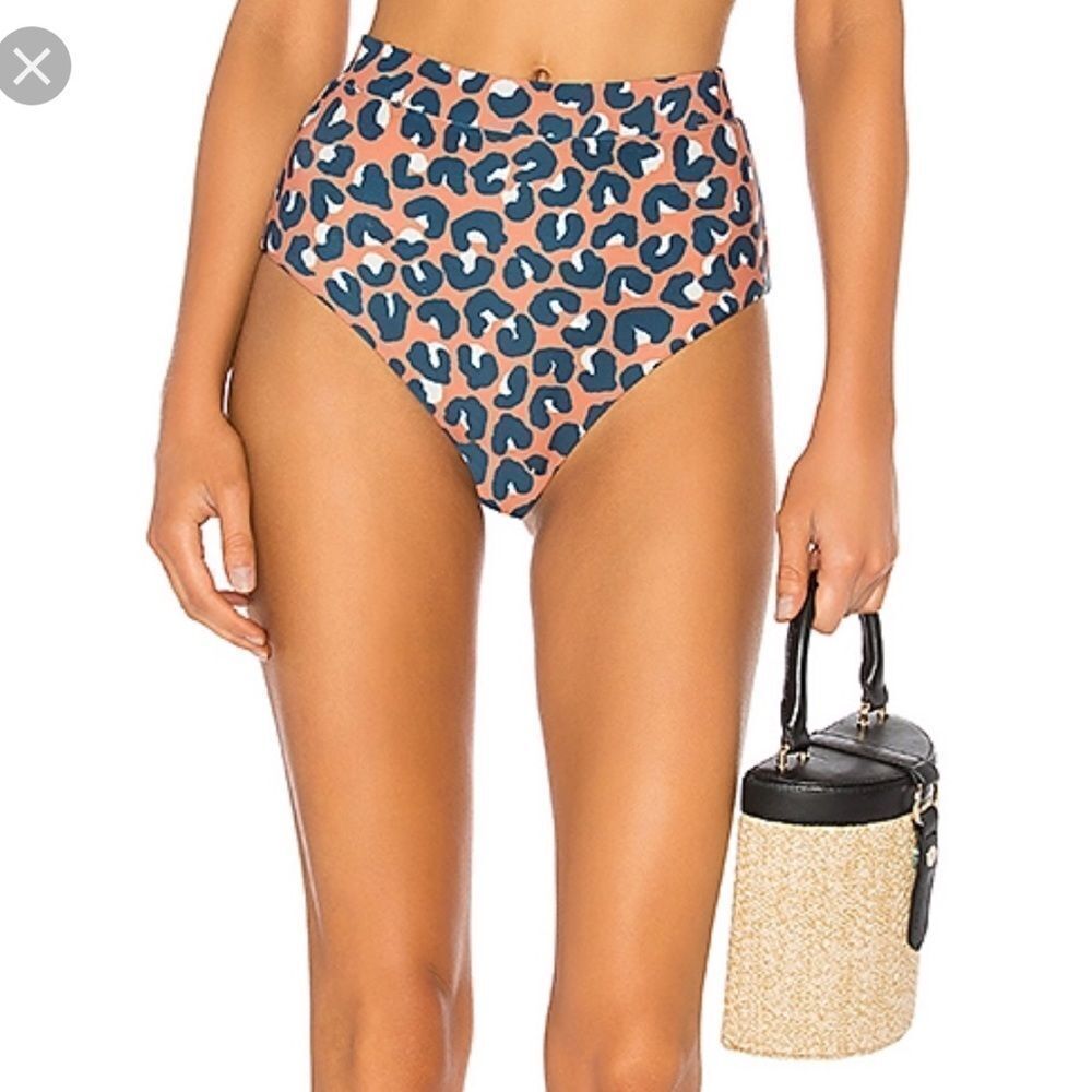 LPA x ATL (Revolve) Bikini Bottom 299 Leopard nwt